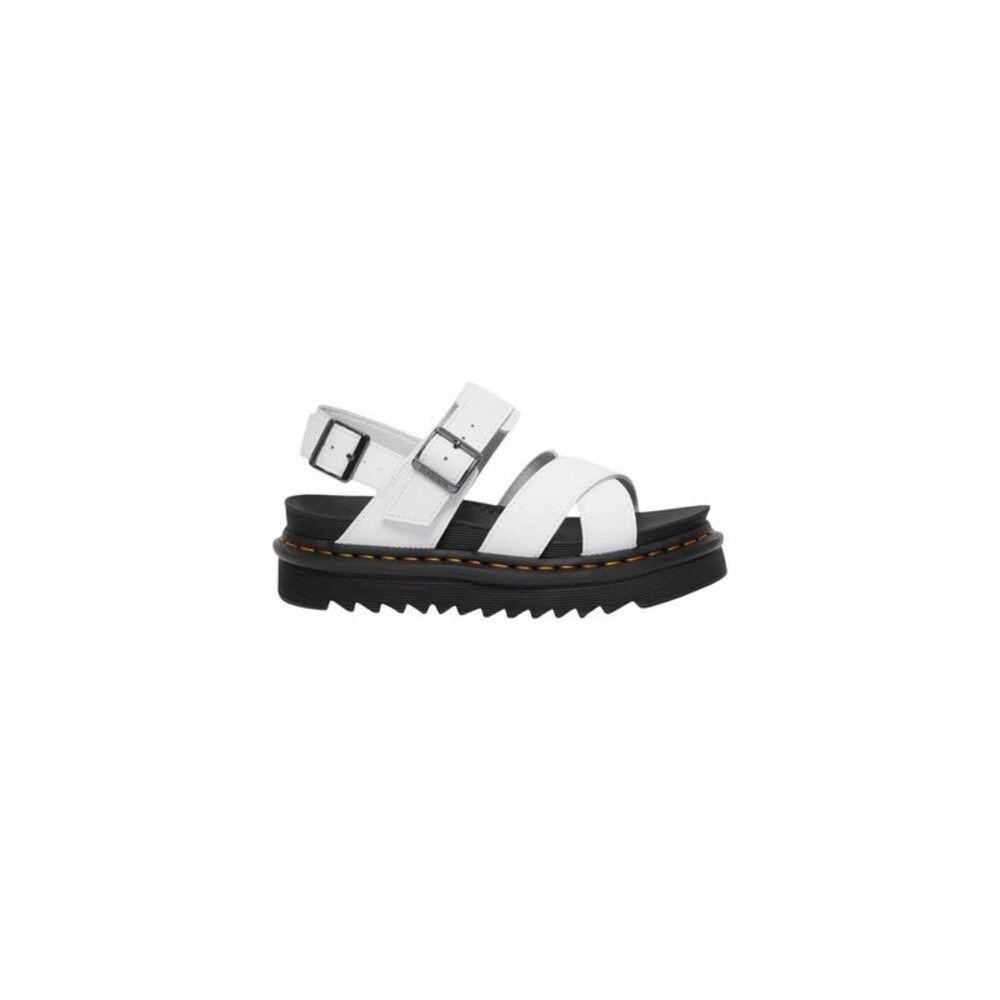 Dr. Martens White Leather Strap-On Women's Sandals
